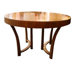 T.H Robsjohn Gibbings 48" round extension dining table