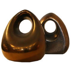 Ben Seibel For Jenfredware " Orb " Copper Bookend