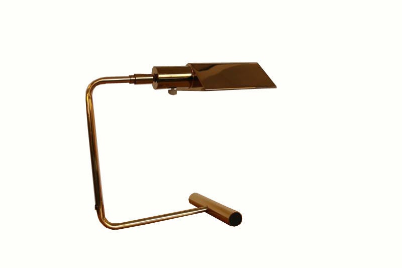 Pair Koch and Lowy Brass Lamps