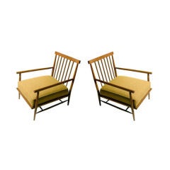 Pair of Mr. and Mrs. Paul Mccobb Arm Chairs