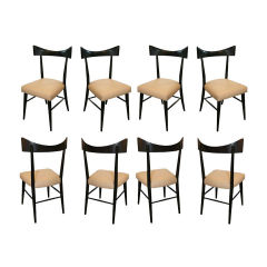 Set of 8 Paul McCobb Armless Dining Chairs
