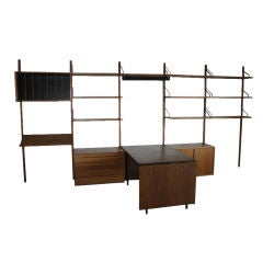 Poul Cadovius Danish Teak Modular Wall Unit