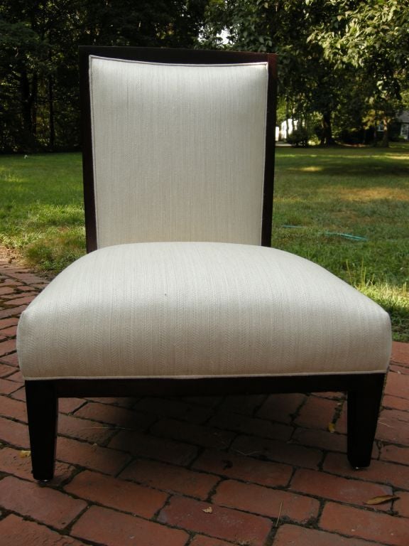 Late 20th Century Pair Philippe Starck Style Massive Slipper Chairs