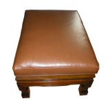 Large Chinese Chippendale Style Ottoman