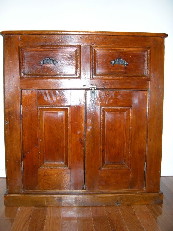 American Antique Country Two Drawer Cupboard/Buffet