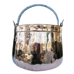 Antique English 19th century Copper Coal Bucket/Planter