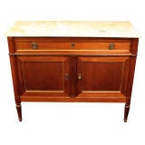 Classic French Directoire Style Commode, Marble Top