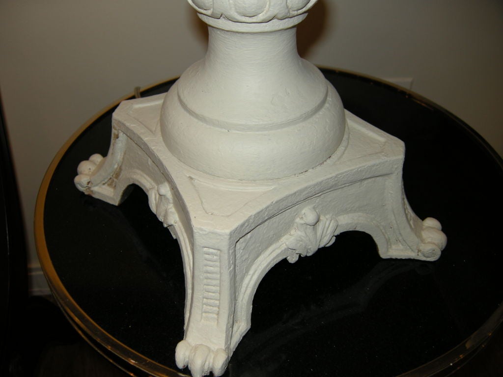 Pair, Tall Decorative Column Lamps