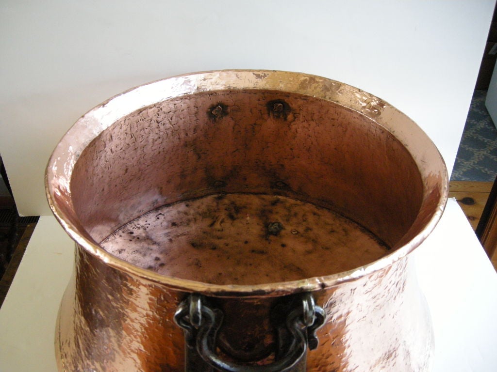 solid copper bucket