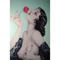 lithographie de luxe "Souvenirs d'Olive" d'Alberto Vargas