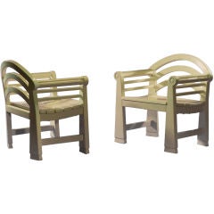 Pair, The Bellport Chairs by Studio Craft Artist David N. Ebner