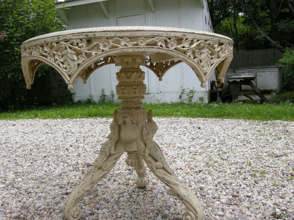 An Exceptional Burmese Sculptural Decorative Table.