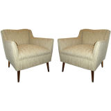 Pair, Danish Mid-Century Armchairs
