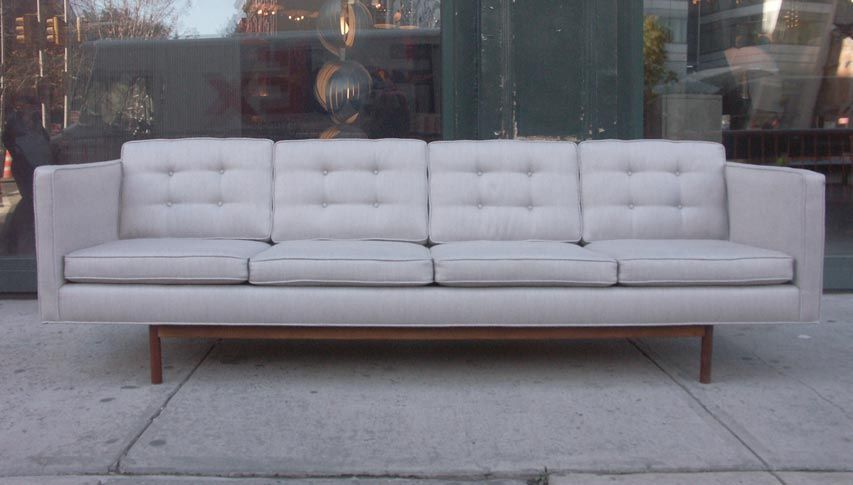 American A Sophisticated Four seat Sofa by Milo Baughman