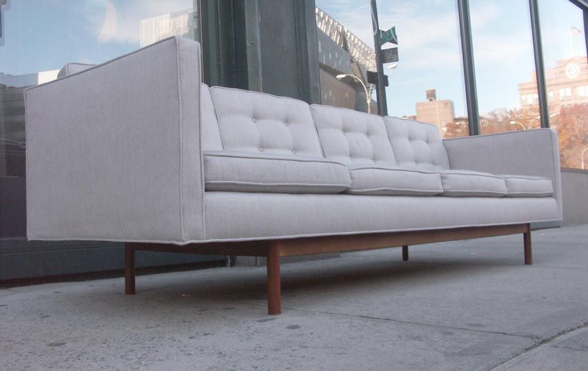 20th Century A Sophisticated Four seat Sofa by Milo Baughman