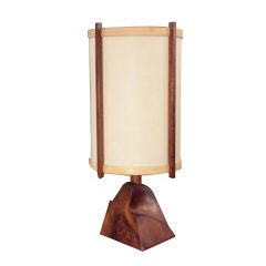 An Outstanding George Nakashima Table Lamp