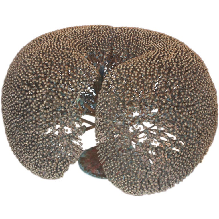 An Incredible Copper Bush Sculpture by Harry Bertoia (1915-78)