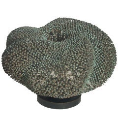 A Unique Bronze Bush Form by Harry Bertoia