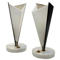 Attractive Pair of Table Lamps by Stilux