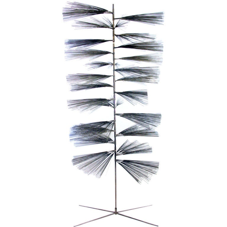 One of a Kind Stainless Steel "Pine Tree" by Harry Bertoia