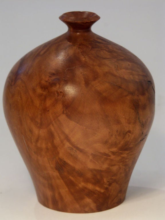 Miniature Burlwood Vase by Bill Jackson