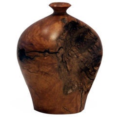 Miniature Burlwood Vase by Bill Jackson
