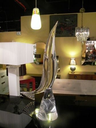 Glass Table Sculpture