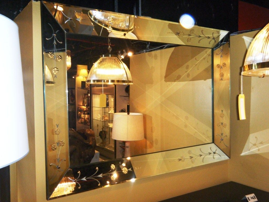 1950's Venician Style Mirror