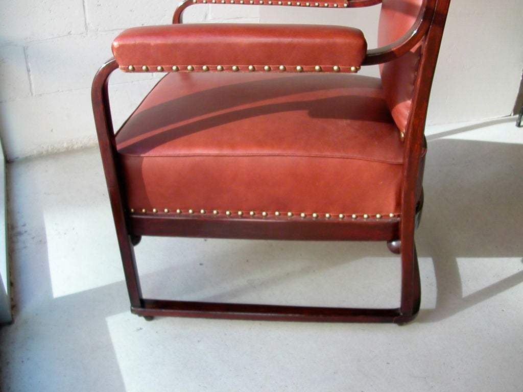 20th Century Josef Hoffmann armchair, # 666.