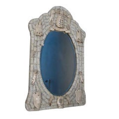 French Dieppe Ivory Mirror