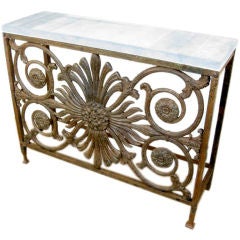 Iron Sunflower Console