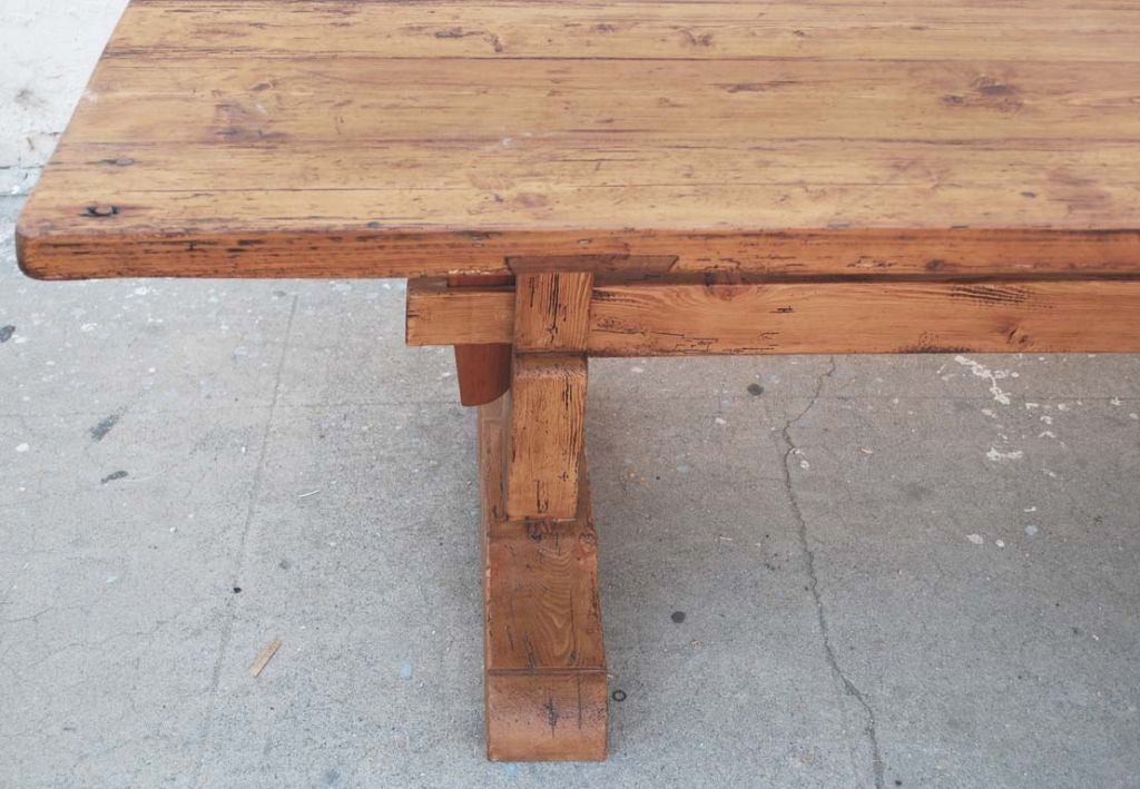 custom trestle table