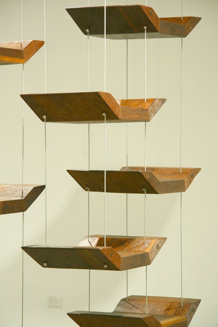 Brazilian Adjustable hanging shelves by Zanini de Zanine