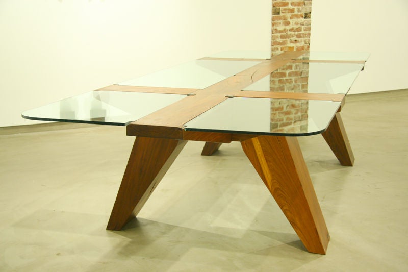 Table, Espalhada Mesa de Jantar, Zanini de Zanine In Good Condition For Sale In Hollywood, CA