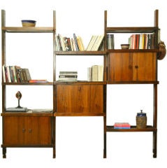 Rosewood shelving unit by Sergio Rodrigues