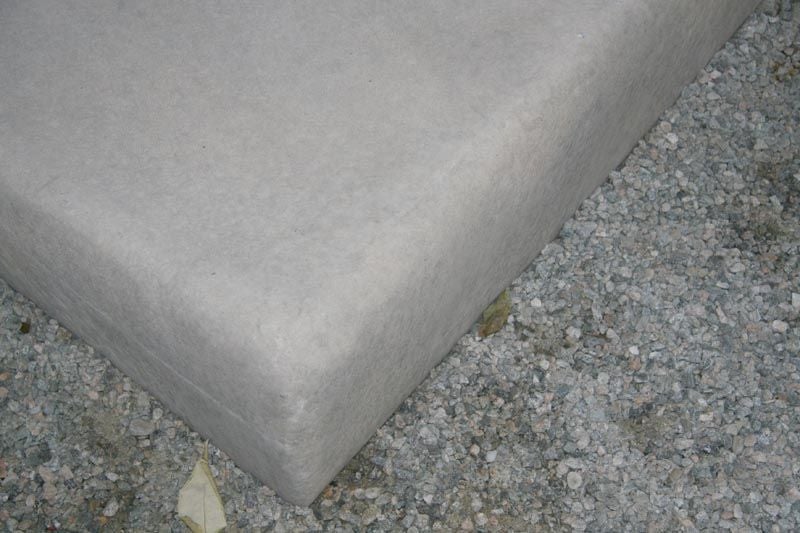 Cement Large Jennifer Armless Sofa by Michael Taylor Designs