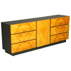 Olive burl dresser by Pace Collection
