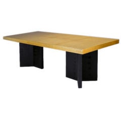 Paul Frankl for Johnson Furniture cork top dining table