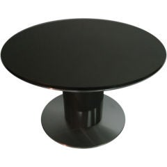 Used ROUND BROWN DINNING TABLE 1970'S ITALIAN