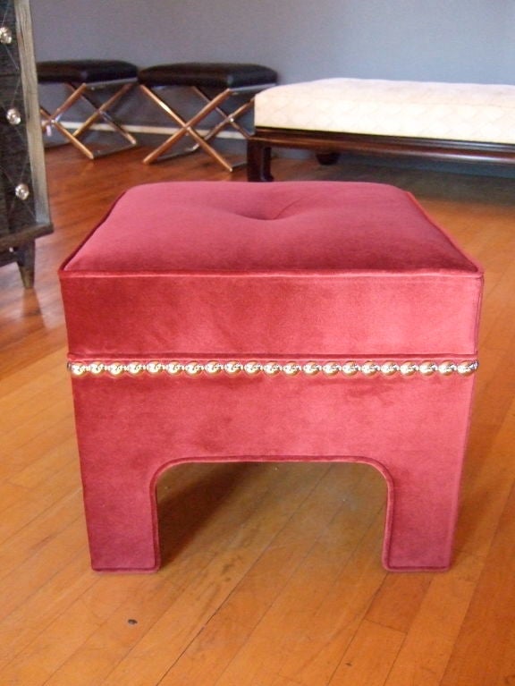 Pair of Modern Ottomans