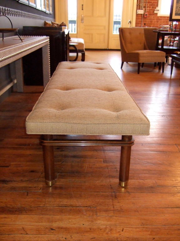 Frankl Upholstered Bench with Drawers