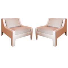 Pair of Italian Artemide Sergio Mazza Chairs