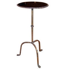Petite Round Tripod Side Table