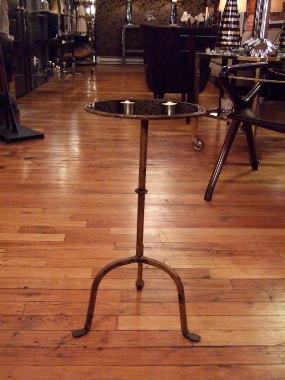 Petite Round Tripod Side Table