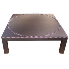 48" Studded Parsons Coffee Table