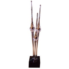 Spear Flowers Glass Sculpture