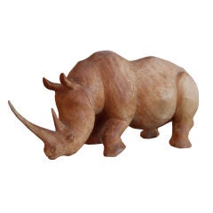 Carved Rhino
