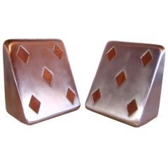 Pair of Ben Seibel "Playing Card" Bookends