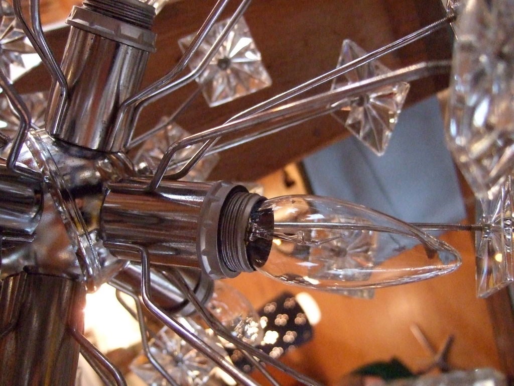 Italian Glass Sputnik  Chandelier 1