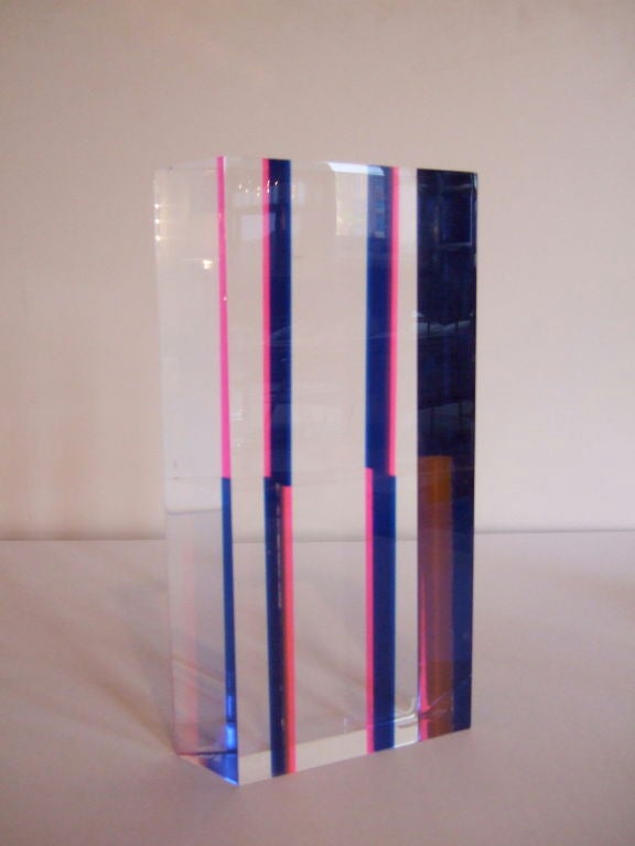 American Lucite Sculpture by Norman Mercer